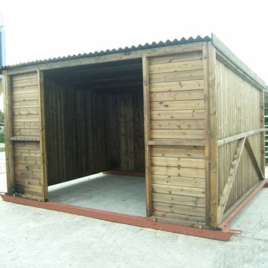 10 x 12 Pony & Livestock Shelter